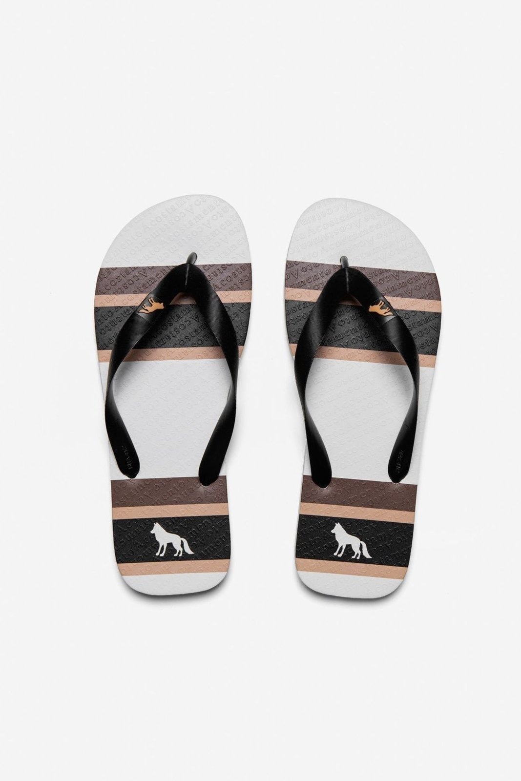 Imagem principal Chinelo Block Duplo Masculino Acostamento ACOSTAMENTO ESSENTIALS branco