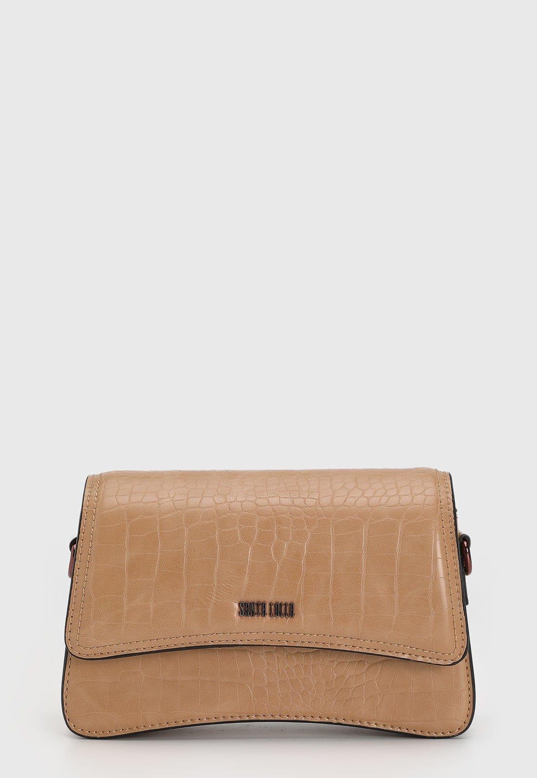 Bolsa Feminina Santa Lolla Alça Ajustável Croco