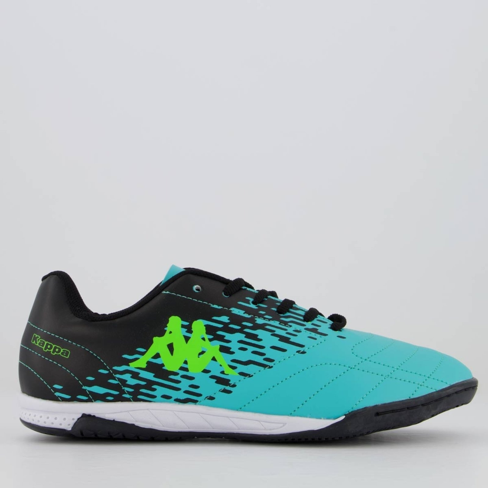 Imagem principal Chuteira Kappa San Diego Futsal Preta e Verde Kappa preto verde