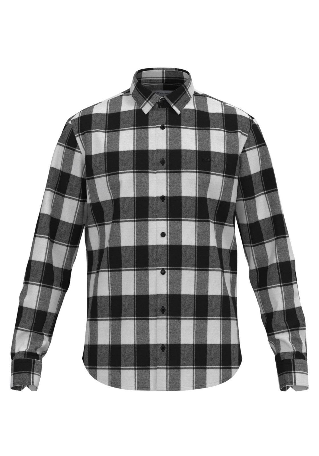 Imagem principal Camisa Xadrez Flanelada Com Mangas Longas Slim Fit Hangar 33 verde