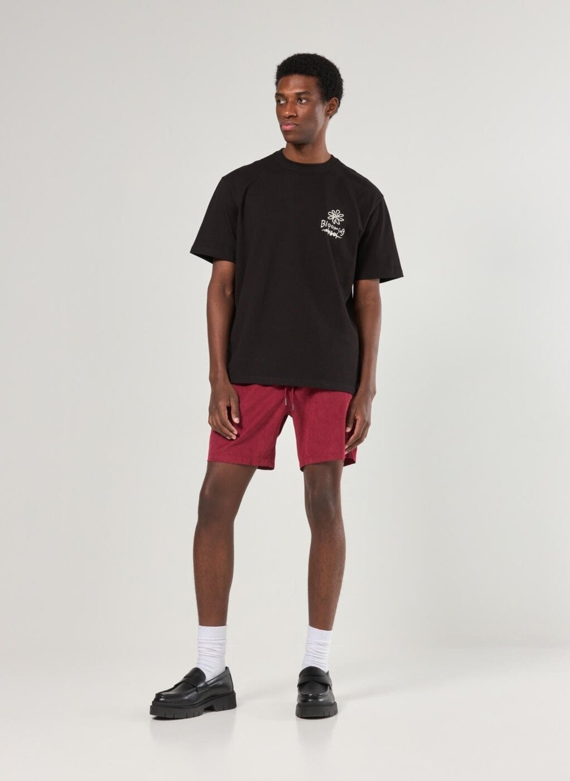 Imagem principal Bermuda Em Tecido Estonado Youcom bordô