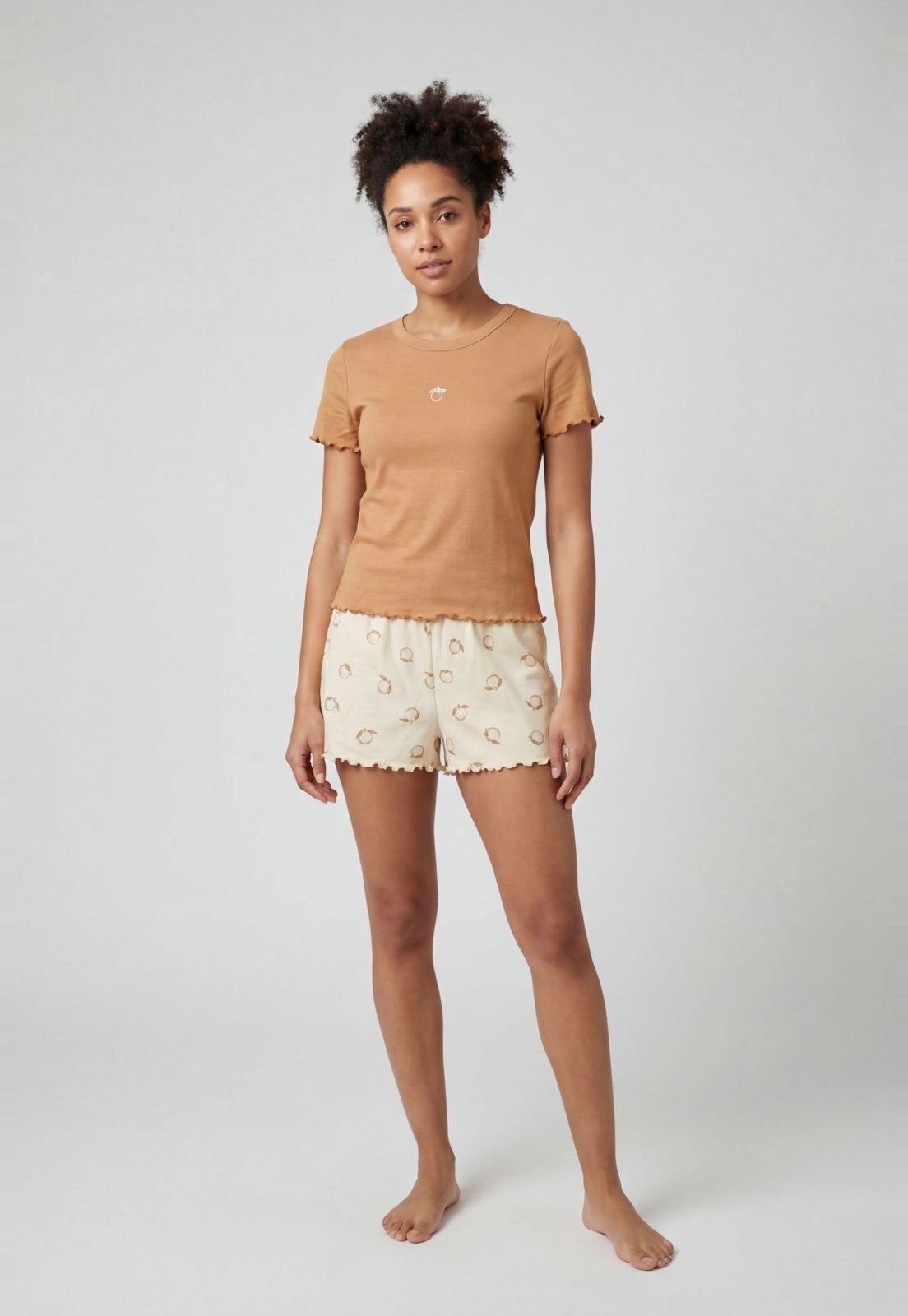 Imagem principal Conjunto Pijama Feminino Hering Estampado Hering azul marinho