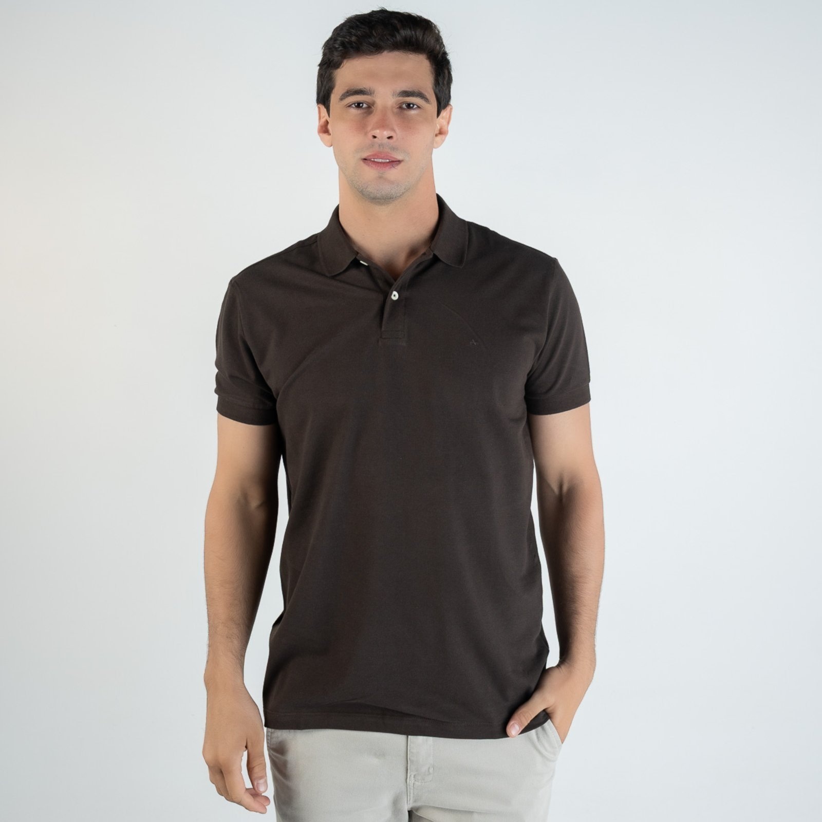 Imagem principal Camisa Polo Aramis Monocromatico Aramis marrom