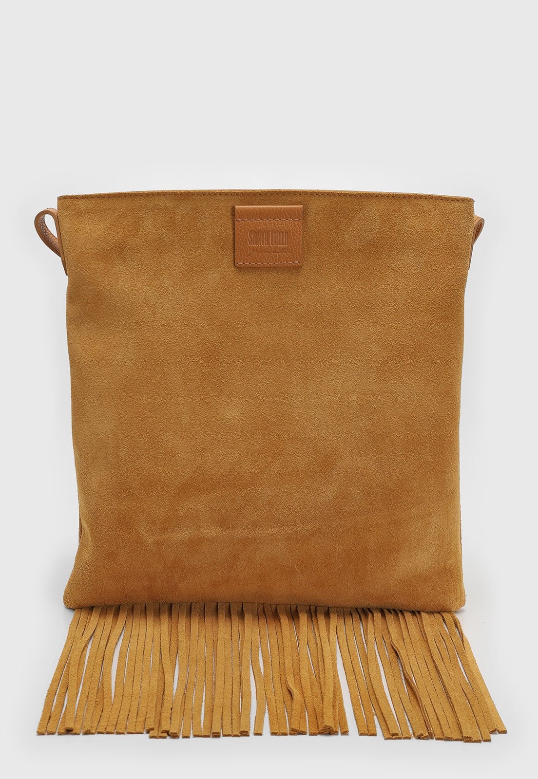 Imagem principal Bolsa Pequena Santa Lolla Franjas Santa Lolla caramelo