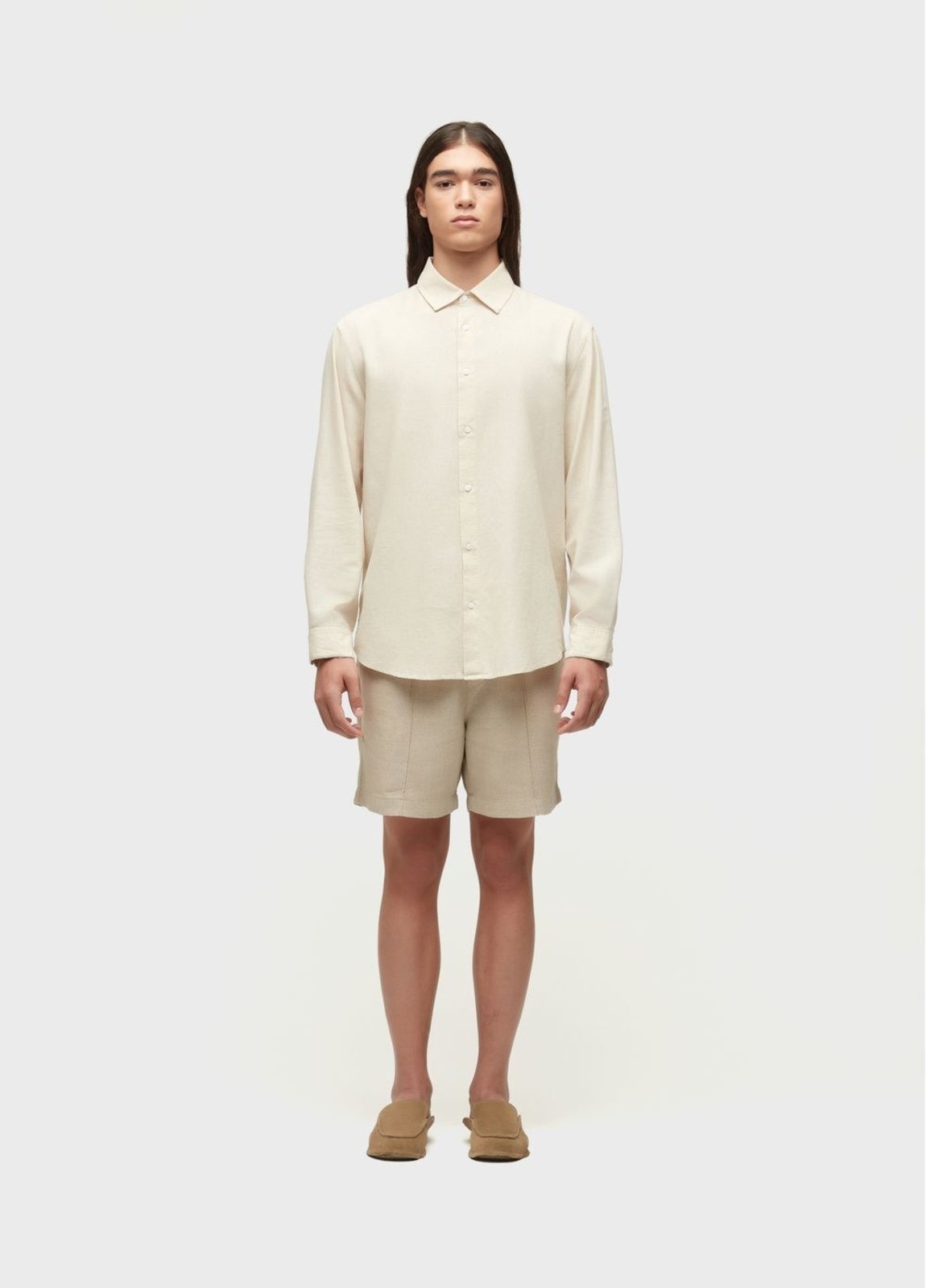 Imagem principal Bermuda comfort linen Osklen off-white