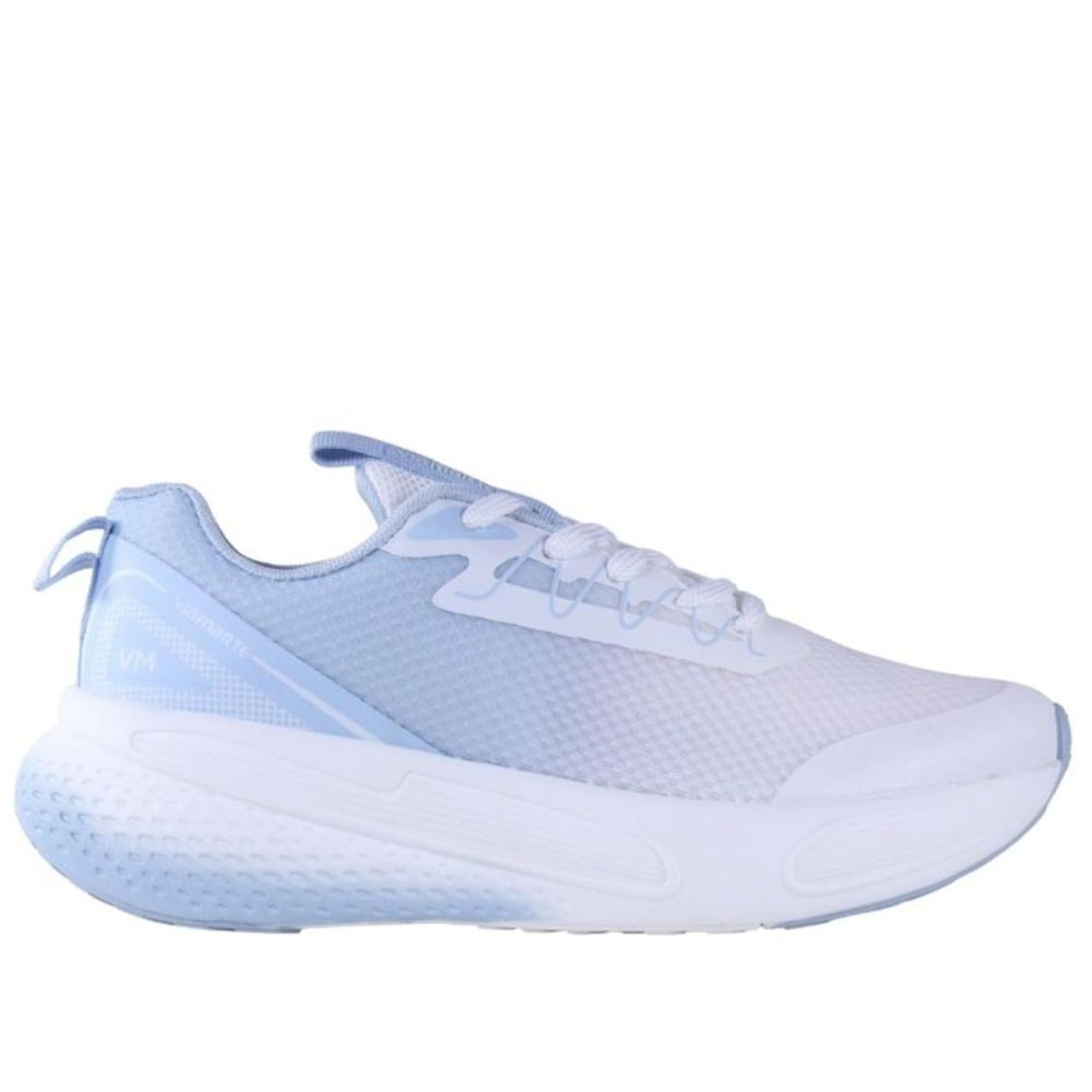 Tênis Running Via Marte Feminino 323-001 Branco/Azul Incolor