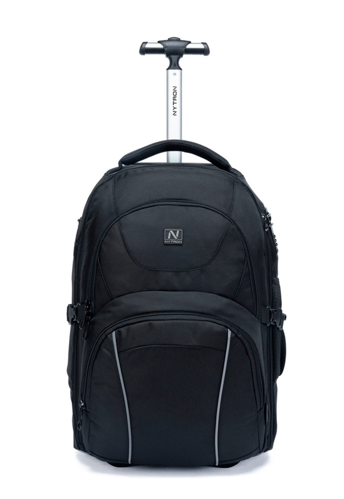 Imagem principal Mochila Masculina Rodinha Nytron Espaçosa Viagem Trabalho Resistente Nytron preto