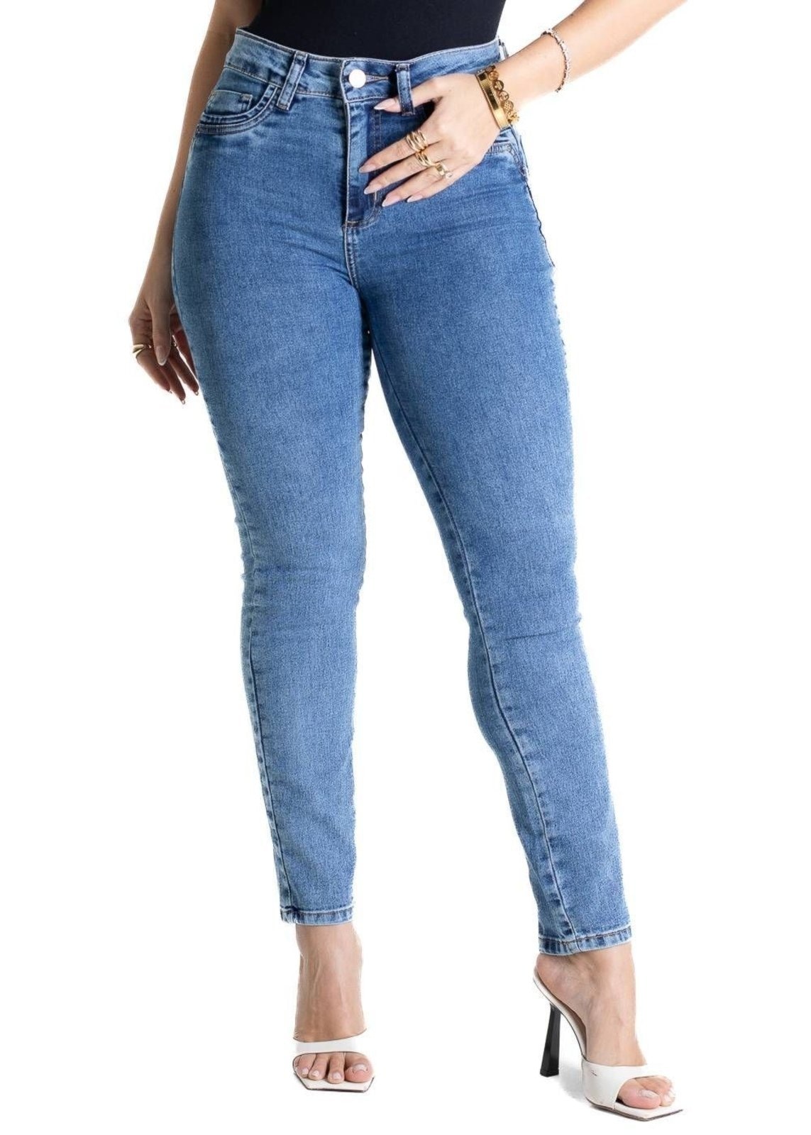 Imagem principal Calça Jeans Sawary Levanta Bumbum - 281149 Sawary azul