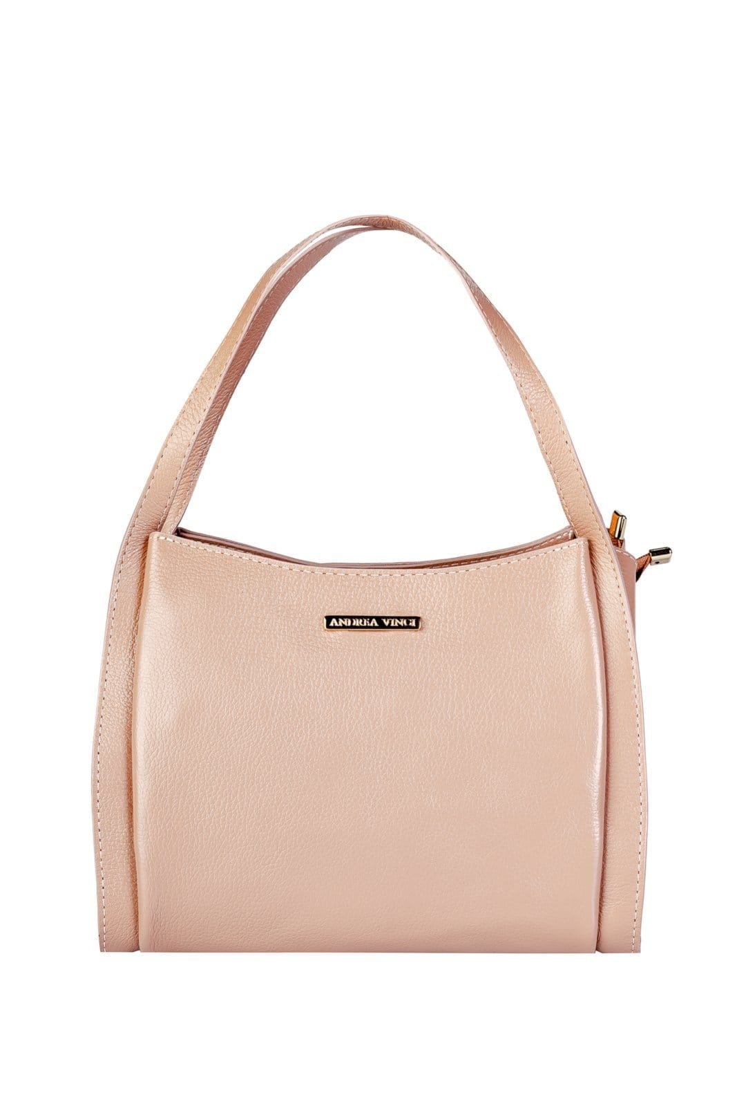 Bolsa Andrea Vinci De Mão Em Couro Liso Helena