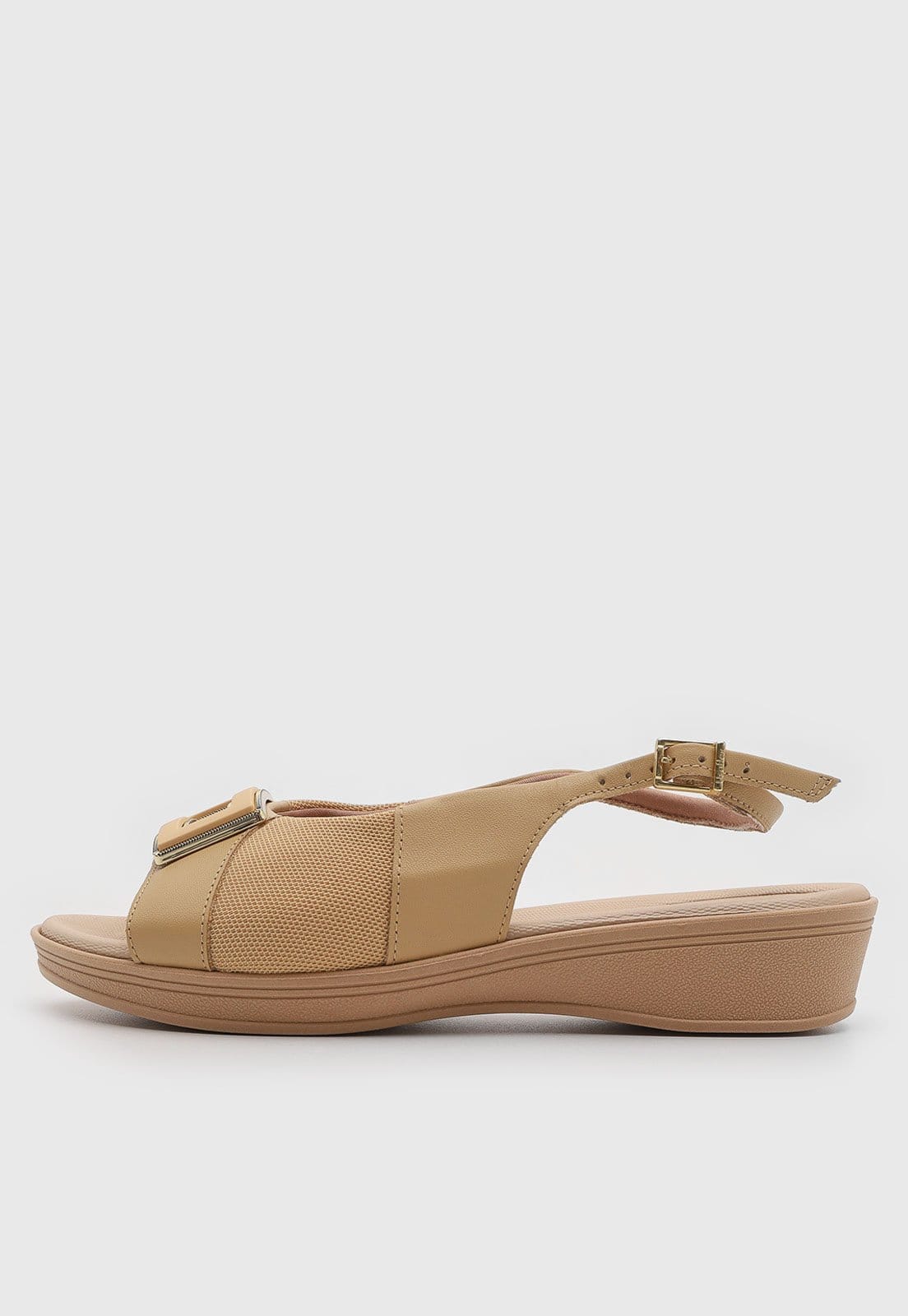 Sandália Feminina Usaflex Salto Anabela Baixo