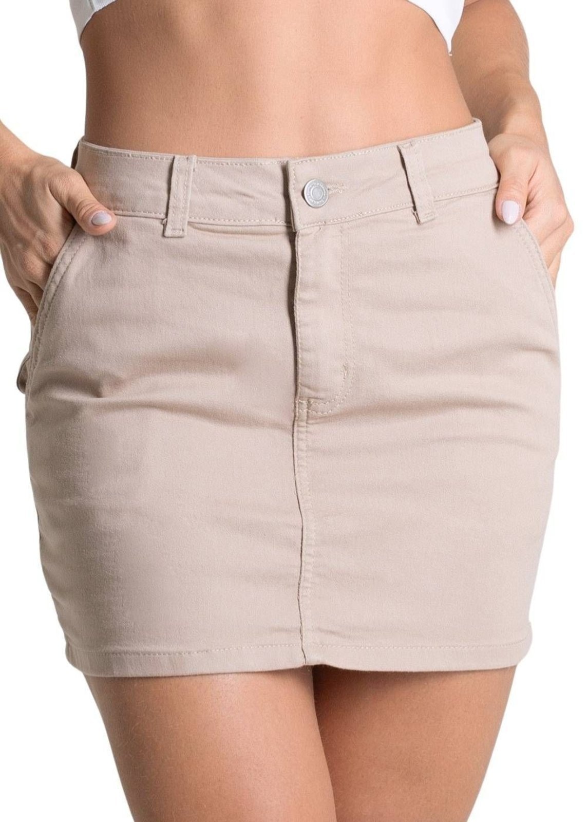 Imagem principal Saia Sarja Sawary - 279855 Sawary bege