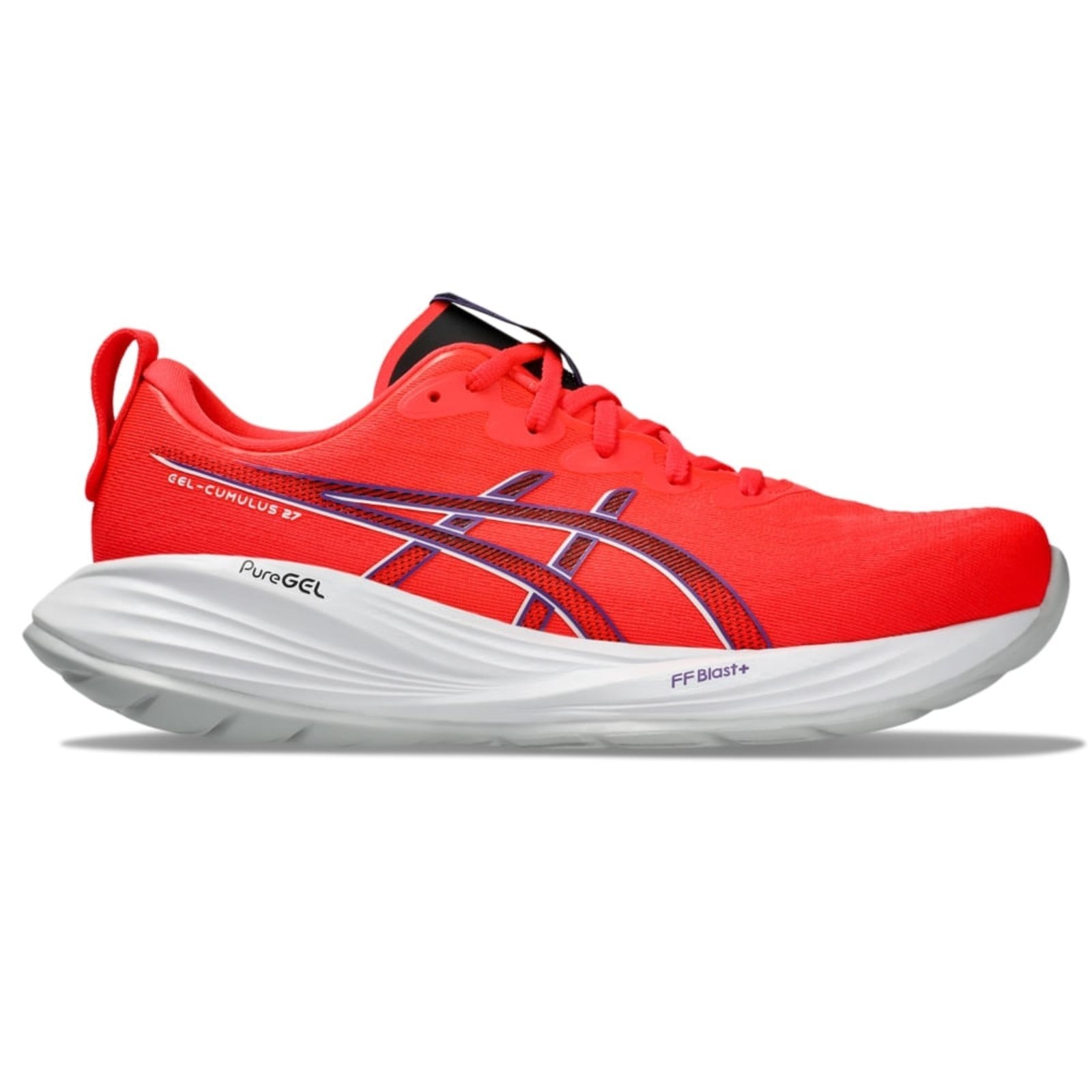 Imagem principal Tênis ASICS GEL-Cumulus 27 - Masculino Branco ASICS vermelho