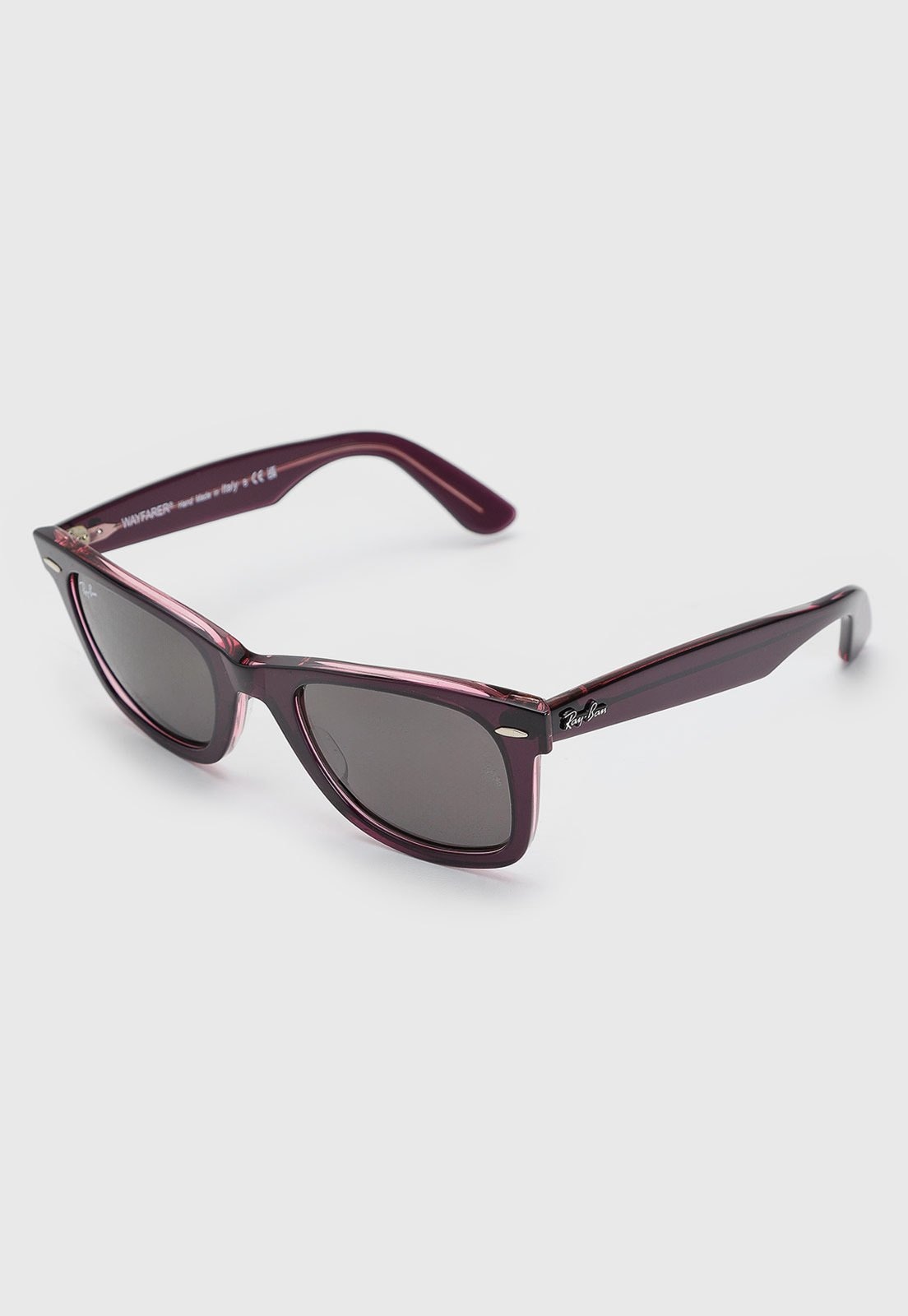 Imagem principal Óculos Feminino Ray-Ban Wayfarer Acetato Translúcido Ray-Ban vinho