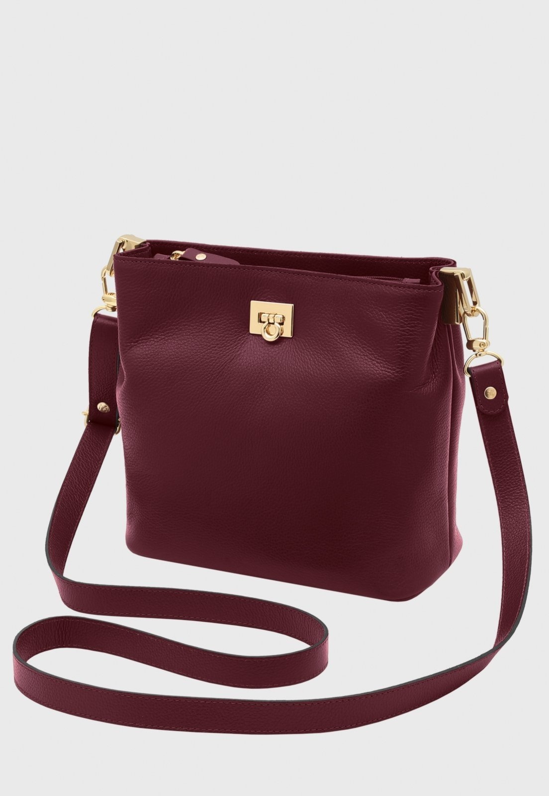 Imagem principal Bolsa Transversal Couro Mariart Juá Rubi Mariart bordô