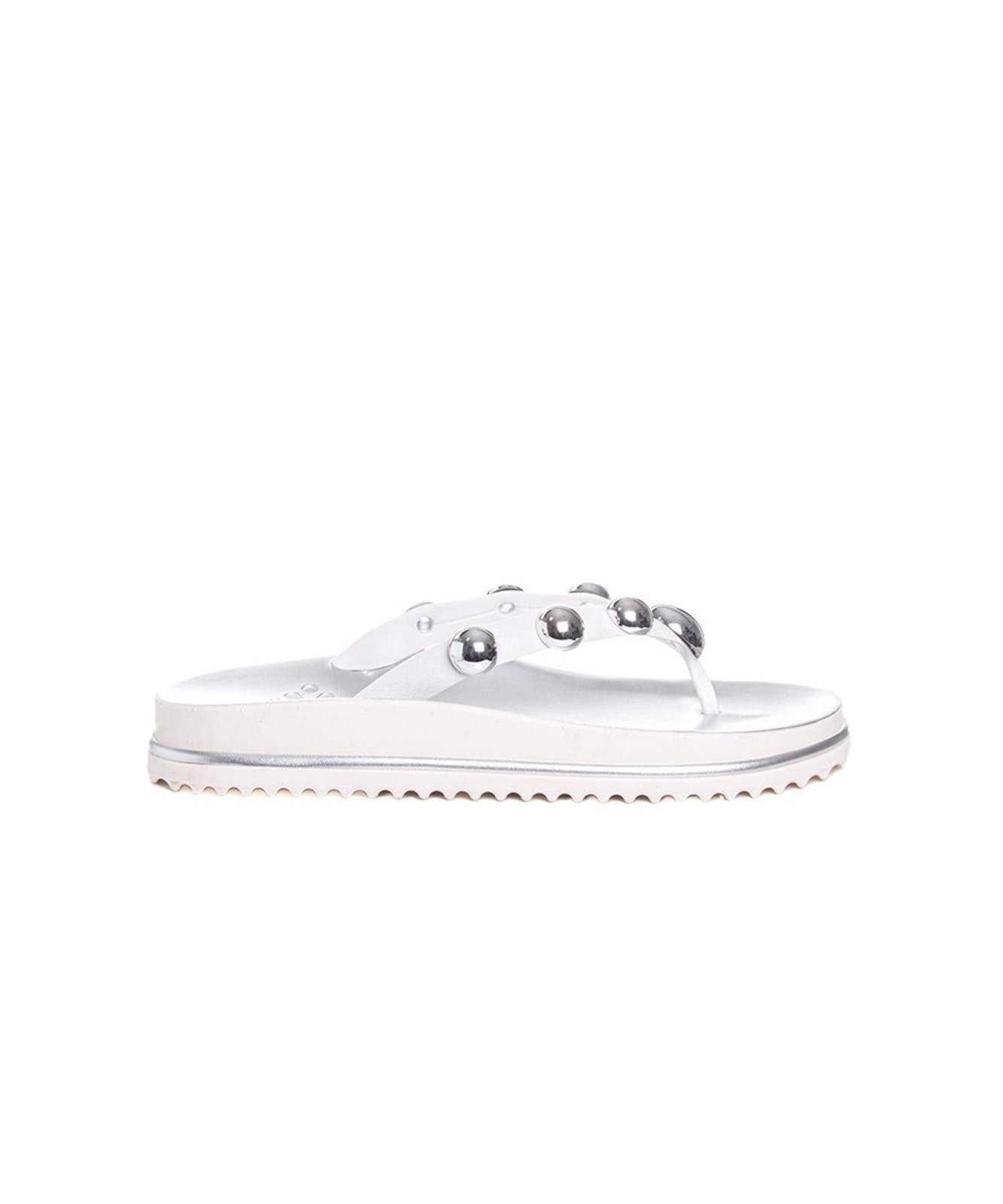 Imagem principal Tamanco Flat Pixolé Prata Pixolé incolor