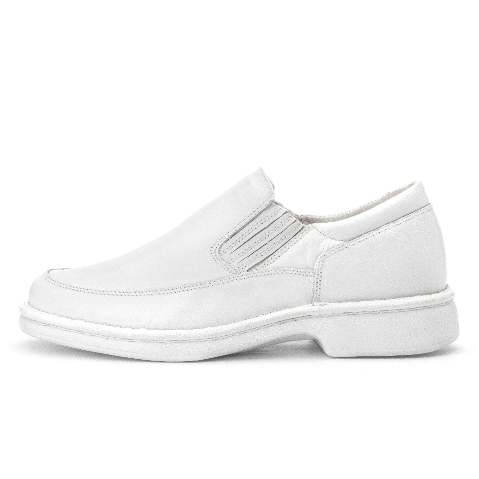 Imagem principal Sapato Masculino Couro Clube do Sapato de Franca Soft DFT Confort Clinic Monza II Clube do Sapato de Franca branco